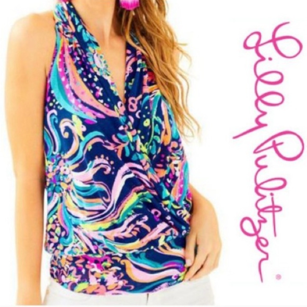 Lilly Pulitzer Heron Top Beach Loot Small NWT